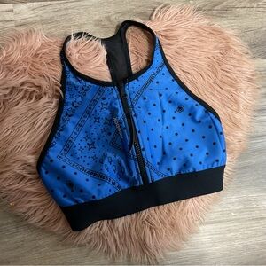 Reebok Blue RacerBack Sport Bra